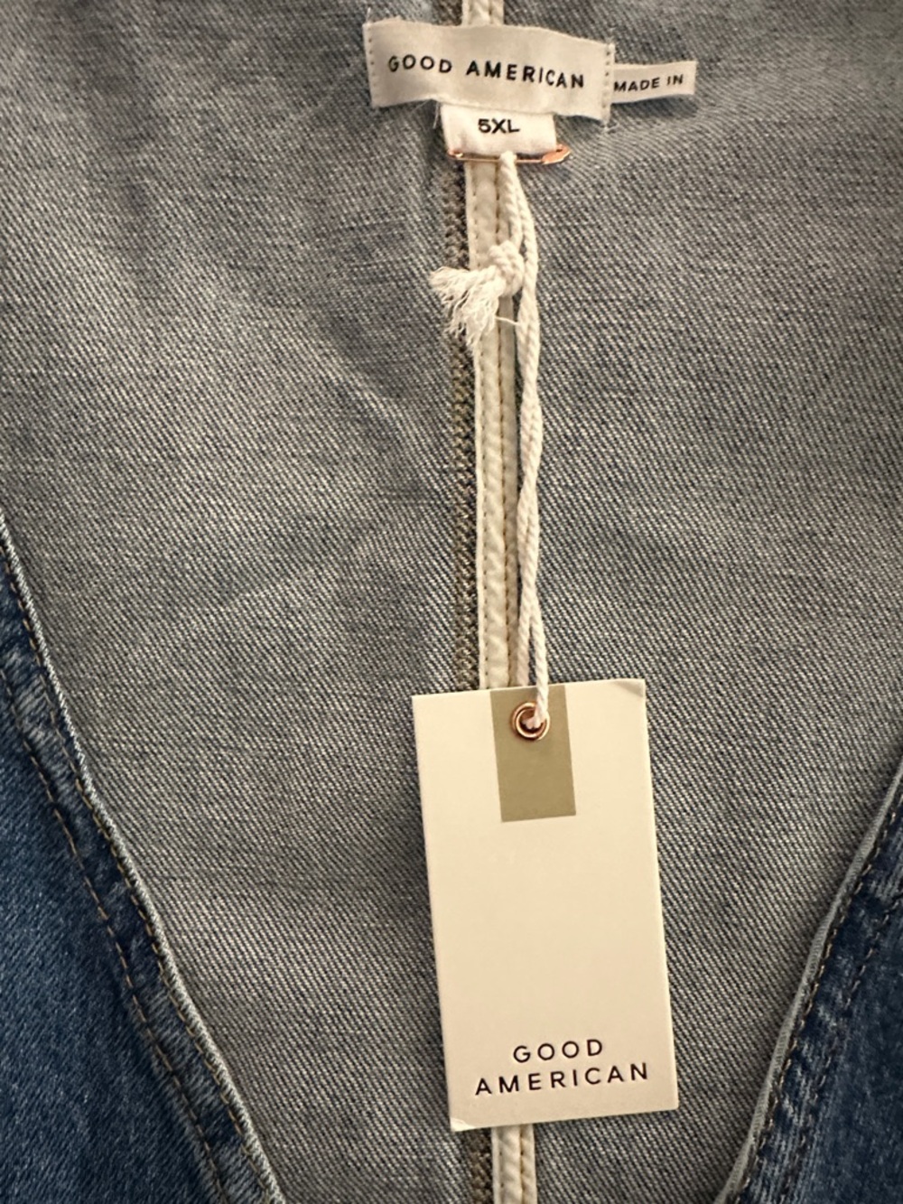 GOOD AMERICAN Denim Vest - Picture 4 of 5